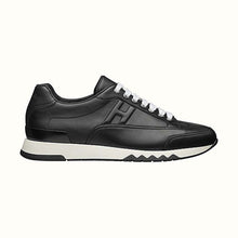 Load image into Gallery viewer, Hermes Men Trail Sneaker in Calfskin-Black
