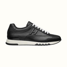 Load image into Gallery viewer, Hermes Men Trail Sneaker in Calfskin-Black