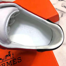 Load image into Gallery viewer, Hermes Men Trail Sneaker in Calfskin-Red