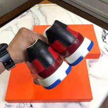 Load image into Gallery viewer, Hermes Men Trail Sneaker in Calfskin-Red