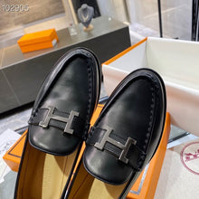 Load image into Gallery viewer, Hermes Paris Loafer Black