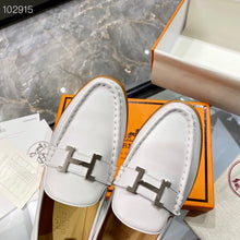 Load image into Gallery viewer, Hermes Paris Loafer White