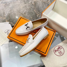 Load image into Gallery viewer, Hermes Paris Loafer White