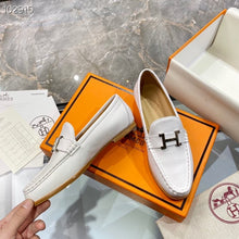 Load image into Gallery viewer, Hermes Paris Loafer White