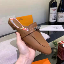 Load image into Gallery viewer, Hermes Women 0z Mule-Brown