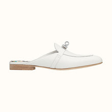 Load image into Gallery viewer, Hermes Women 0z Mule-White