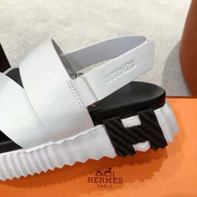 Load image into Gallery viewer, Hermes Women Electric Sandal in Calfskin-White