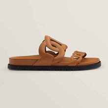 Load image into Gallery viewer, Hermes Women Extra Sandal in Nappa Leather-Brown