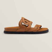 Load image into Gallery viewer, Hermes Women Extra Sandal in Nappa Leather-Brown