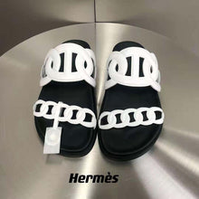Load image into Gallery viewer, Hermes Women Extra Sandal in Nappa Leather-White