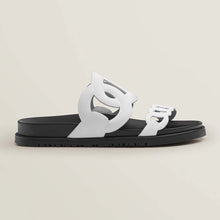 Load image into Gallery viewer, Hermes Women Extra Sandal in Nappa Leather-White