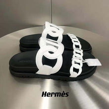 Load image into Gallery viewer, Hermes Women Extra Sandal in Nappa Leather-White