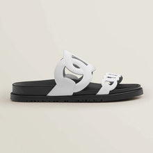 Load image into Gallery viewer, Hermes Women Extra Sandal in Nappa Leather-White