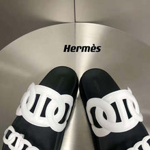 Load image into Gallery viewer, Hermes Women Extra Sandal in Nappa Leather-White
