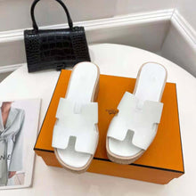 Load image into Gallery viewer, Hermes Women Eze 30 Sandal in 7cm Heel Height-White