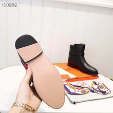 Load image into Gallery viewer, Hermes Women Neo Ankle Boot Calfskin with Iconic Buckle-Black