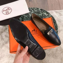 Load image into Gallery viewer, Hermes Women Pegase Ballerina in Calfskin-Black