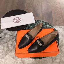 Load image into Gallery viewer, Hermes Women Pegase Ballerina in Calfskin-Black