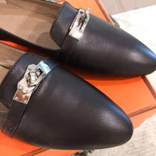 Load image into Gallery viewer, Hermes Women Pegase Ballerina in Calfskin-Black