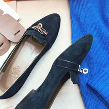 Load image into Gallery viewer, Hermes Women Pegase Ballerina in Calfskin-Navy