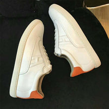 Load image into Gallery viewer, Hermes Women Quicker Sneaker Calfskin Print Iconic "H"-White