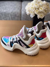 Load image into Gallery viewer, Louis Vuitton Archlight Sneakers Calfskin Leather Fall/Winter Collection 1A58BC Paint Splatter/Multicolor