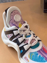 Load image into Gallery viewer, Louis Vuitton Archlight Sneakers Calfskin Leather Fall/Winter Collection 1A58BC Paint Splatter/Multicolor