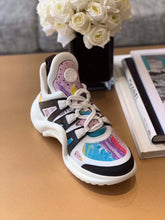 Load image into Gallery viewer, Louis Vuitton Archlight Sneakers Calfskin Leather Fall/Winter Collection 1A58BC Paint Splatter/Multicolor