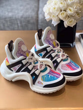Load image into Gallery viewer, Louis Vuitton Archlight Sneakers Calfskin Leather Fall/Winter Collection 1A58BC Paint Splatter/Multicolor