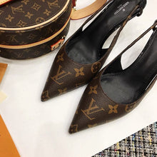 Load image into Gallery viewer, Louis Vuitton Ch?rie Slingback Pump Spring/Summer Collection 1A5BPP Brown