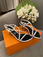 Load image into Gallery viewer, Louis Vuitton Citizen Sandals Calfskin Leather Spring/Summer Collection 1A7RYA White