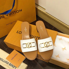 Load image into Gallery viewer, Louis Vuitton Lock It Mule White/Brown For Women LV