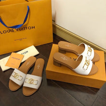 Load image into Gallery viewer, Louis Vuitton Lock It Mule White/Brown For Women LV