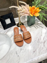 Load image into Gallery viewer, Louis Vuitton Lock It Mules Calfskin Leather Spring/Summer 2020 Collection 1A64MN Tan
