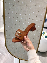 Load image into Gallery viewer, Louis Vuitton Lock It Mules Calfskin Leather Spring/Summer 2020 Collection 1A64MN Tan