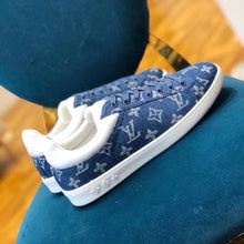 Load image into Gallery viewer, Louis Vuitton Luxembourg Sneaker Monogram Canvas Blue For Women LV
