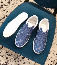 Load image into Gallery viewer, Louis Vuitton Luxembourg Sneaker Monogram Canvas Blue For Women LV