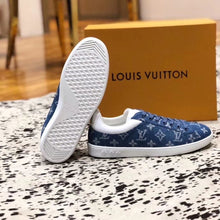 Load image into Gallery viewer, Louis Vuitton Luxembourg Sneaker Monogram Canvas Blue For Women LV