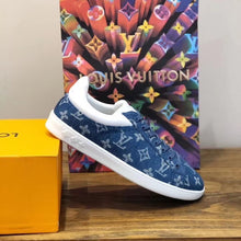 Load image into Gallery viewer, Louis Vuitton Luxembourg Sneaker Monogram Canvas Blue For Women LV