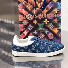 Load image into Gallery viewer, Louis Vuitton Luxembourg Sneaker Monogram Canvas Blue For Women LV
