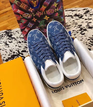 Load image into Gallery viewer, Louis Vuitton Luxembourg Sneaker Monogram Canvas Blue For Women LV
