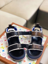 Load image into Gallery viewer, Louis Vuitton LV Archlight Flat Sandal Satin Black/Brown For Women LV