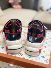 Load image into Gallery viewer, Louis Vuitton LV Archlight Flat Sandal Satin Red/Black For Women LV