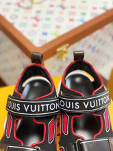 Load image into Gallery viewer, Louis Vuitton LV Archlight Flat Sandal Satin Red/Black For Women LV