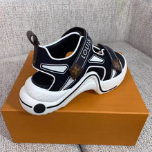 Load image into Gallery viewer, Louis Vuitton LV Archlight Flat Sandal Velvet Black/White For Women LV