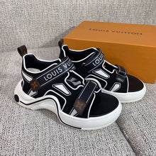 Load image into Gallery viewer, Louis Vuitton LV Archlight Flat Sandal Velvet Black/White For Women LV