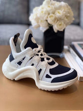 Load image into Gallery viewer, Louis Vuitton LV Archlight Sneaker Mix Of Materials Navy Blue For Women LV