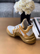 Load image into Gallery viewer, Louis Vuitton LV Archlight Sneaker Monogram Material White/Gold For Women LV