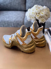 Load image into Gallery viewer, Louis Vuitton LV Archlight Sneaker Monogram Material White/Gold For Women LV