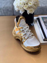 Load image into Gallery viewer, Louis Vuitton LV Archlight Sneaker Monogram Material White/Gold For Women LV